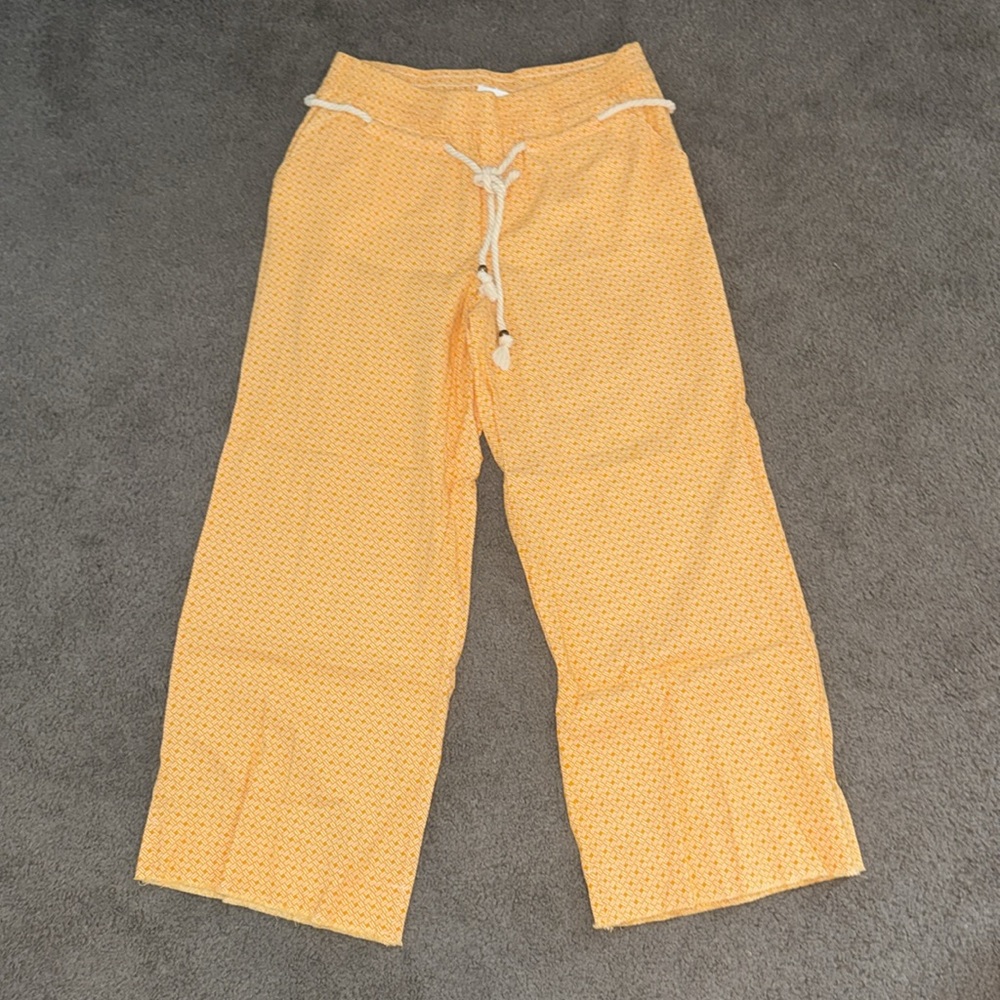 Versona Orange Bottoms with Rope Tie